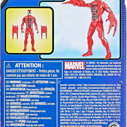 Marvel Spider-Man Epic Hero Series Carnage Action Figure, 4-Inch, With Accessory, Gifts for Kids, Ages 4+