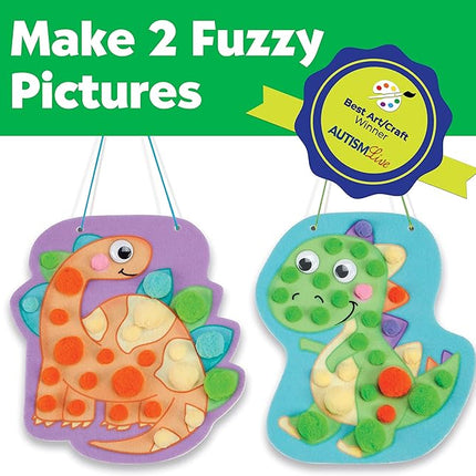 Creativity for Kids Pom Pom Pictures: Dinosaurs - Toddler Learning Toys, Sensory Play (Ages 3+)