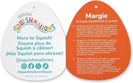 Squishmallows Original 8-Inch Margie Pumpkin in Pink Devil Costume - Official Jazwares Halloween Plush (Little)