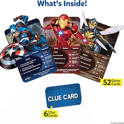 Skillmatics Guess in 10 Marvel, Card Games, Stocking Stuffers for Boys, Girls, Kids, Teens, Adults Who Love Avengers, Spiderman, Iron Man, Travel Toys, for Ages 8, 9, 10 and Up