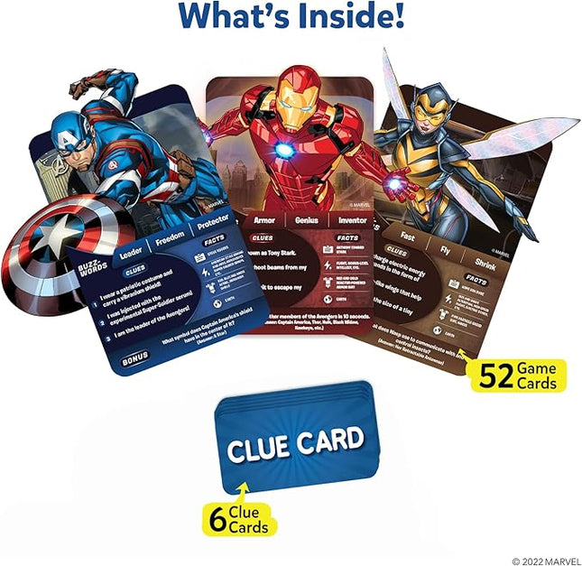 Skillmatics Guess in 10 Marvel, Card Games, Stocking Stuffers for Boys, Girls, Kids, Teens, Adults Who Love Avengers, Spiderman, Iron Man, Travel Toys, for Ages 8, 9, 10 and Up