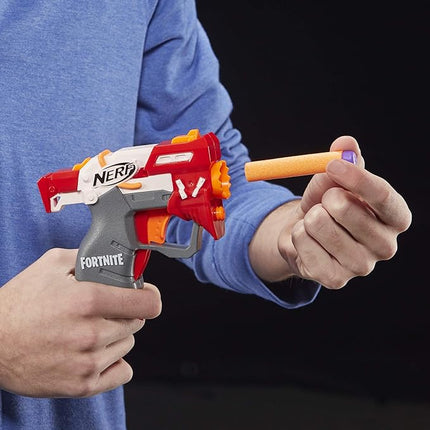 Nerf Fortnite Ts Microshots Dart-Firing Toy Blaster & 2 Official Elite Darts