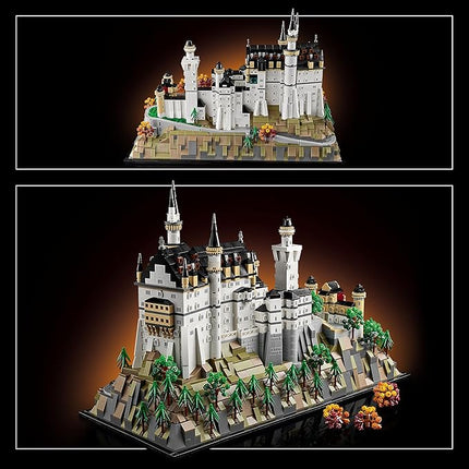 LEGO Architecture Neuschwanstein Castle Building Set - Collectible Bavarian Castle Model Kit for Arts & Crafts - Building Blocks for Adults, Ages 18+ - Gifts for Men and Women - 21063