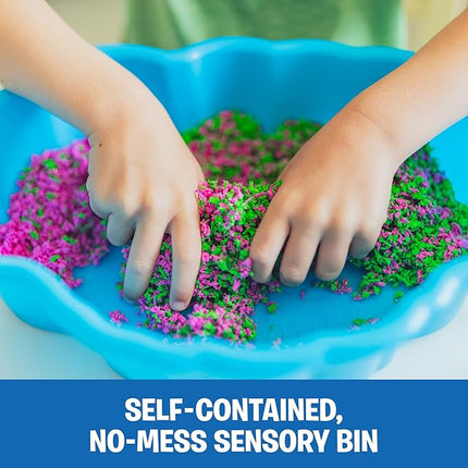 Educational Insights Pluffle® Sensory Station - Sensory Bin Foam Set, No Mess Alternative to Sand Toys & Slime for Toddlers, Fun Table Filler for Home or Classroom, Kids Ages 3+