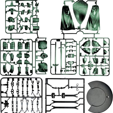 T13 Medieval Knight Titan 13 Action Figure Fully Articulated Robot Warrior Toy Movable Dummy Figure for Display and Play