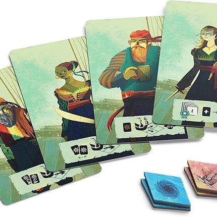Sail Board Game - Co-op Trick Taking Game - 2 Players - 20 Minute Play Time (Sail: Seafarer Expansion)