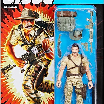 G.I. Joe Classified Series Retro Cardback Recondo, Collectible 6-Inch Action Figure with 7 Accessories