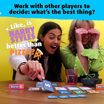 What's The Best Thing Hilarious Ranking Board Game for Teens and Adults, Perfect for Birthday Parties and Game Nights