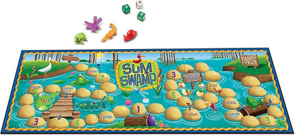 Learning Resources Sum Swamp Game Addition & Subtraction Board Game - Educational Homeschool, Elementary Math Classroom Must Haves, Kindergarten, Gifts for Kids, Numbers for Boys and Girls