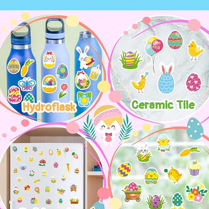 Benresive Reusable Sticker Books for Kids 2-4, Sticker Books for Toddlers 1-3 2-4, Toddler Travel Toys Activities Crafts Gifts - Easter