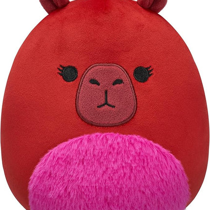 Squishmallows Original 8-Inch Marcia Maroon Capybara - Official Jazwares Plush (Little)