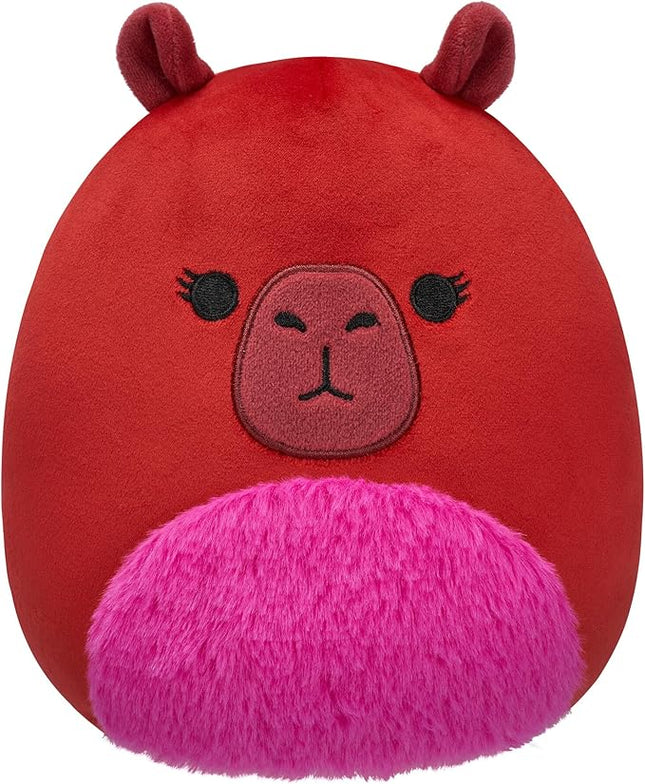 Squishmallows Original 8-Inch Marcia Maroon Capybara - Official Jazwares Plush (Little)
