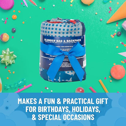 Jay Franco Marvel Spiderman Spidey Dots Slumber Sack - Cozy & Warm Kids Lightweight Slumber Bag/Sleeping Bag