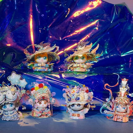 MU 3D Puzzles The Mermaid Kitty Cat Beauty Kitten Metal Figures Model, Metal Models Kits Miniature Building for Adult to Build,Hobby Birthday New Year Gifts Collectibles