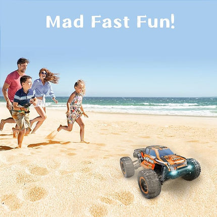 Loolinn | Durable RC Cars for Kids Gift - Hobby Grade, 1/16 RC Truck, Top Speed 19mph, Adjustable Speed, Off-Road, 4WD - Upgradeable Remote Control Car (Gift for Boys and Adults)