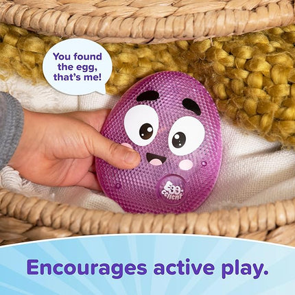 Eggcellent by Relatable, The Kid-Friendly Hide & Seek Game, Toddler Toys for Ages 3+, Includes 1 Eggcellent Light-Up Toy That Sings