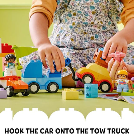 LEGO DUPLO Classic Cars and Trucks Brick Box Building Blocks - Learning & Educational STEM Toys for Toddlers, Ages 1.5+ Years - Develops Fine Motor Skills - Gift for Christmas - 10439