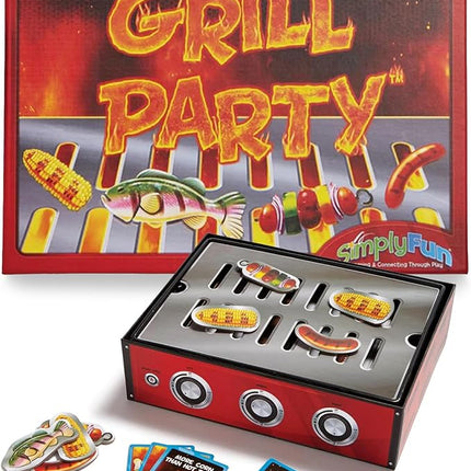 SimplyFun Grill Party - A BBQ Algebra Game for 3rd Grade Math - Engaging and Educational Math Games for Kids Ages 8-12 - 2 to 5 Players - Ages 8 & Up