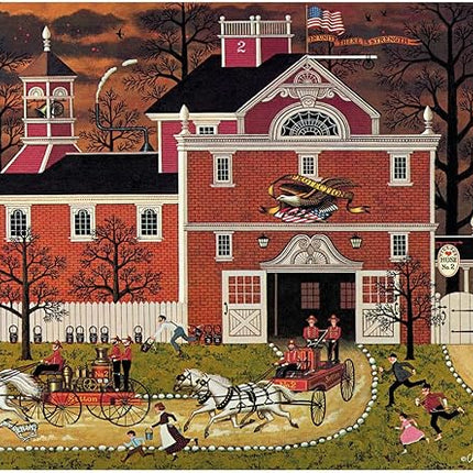 Buffalo Games - Charles Wysocki - Fire! - 1000 Piece Jigsaw Puzzle for Adults -Challenging Puzzle Perfect for Game Nights - Finished Size is 26.75 x 19.75