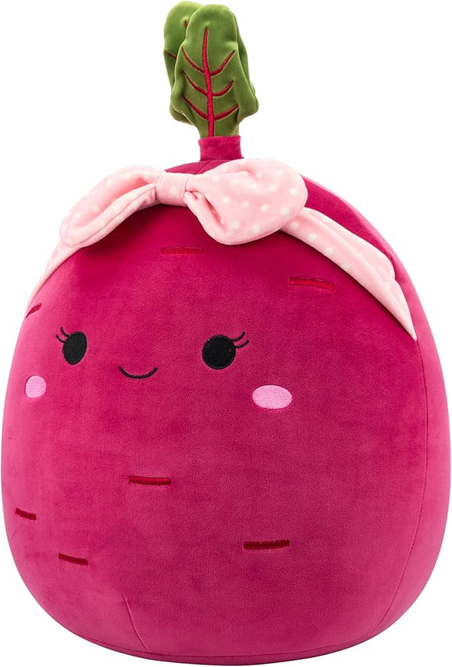 Squishmallows Original 14in Claudia The Purple Beet with Pink Headband – Official Jazwares Plush (Large)