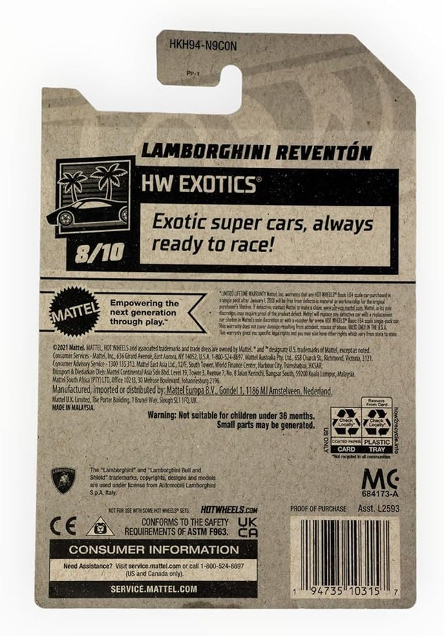 Hot Wheels Lamborghini Reventon, HW Exotics 8/10 [red] 224/250