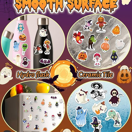 Benresive Reusable Sticker Books for Kids 2-4, Sticker Books for Toddlers 1-3 2-4, Toddler Travel Toys Activities Crafts Gifts - Halloween