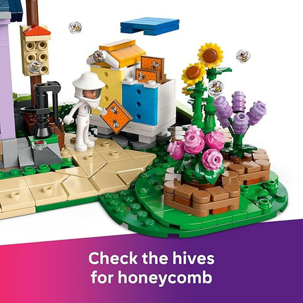 LEGO Friends Beekeepers' House and Flower Garden Toy Building Set - Pretend Play Set for Kids, Girls and Boys, Ages 12+ - Gift Idea for Birthday - with 4 Minidolls and 2 Animal Toys - 42669
