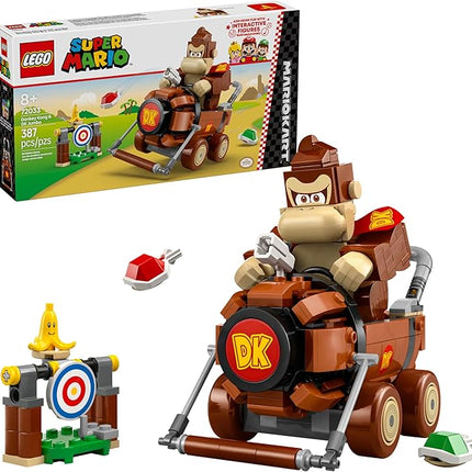 LEGO Super Mario: Mario Kart Donkey Kong & DK Jumbo - Collectible Toy Building Set for Kids, Boys and Girls, Ages 8+ - Nintendo Donkey Kong and Mario Kart Toy for Fans - Gift Idea - 72033