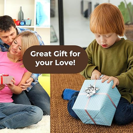 BSIRI Wooden XO Blocks (L) Tic Tac Toe Board Games - Ideal for Kids Games, Family Games and Game Night for Adults, Farmhouse Decor for Coffee Table Decor and Unique Gifts for All Occasion (5.5 Inch)