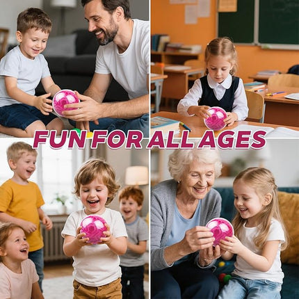 Amaze 3D Memory Sequential Maze Ball Puzzle Toy Gifts for Kids Adults - Challenges Game Lover Tiny Balls Brain Teasers Game (Rose)