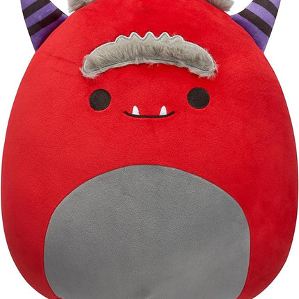 Squishmallows Original 12-Inch Jeb Burgundy Monster - Official Jazwares Plush (Medium-Sized)