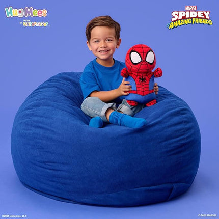 Squishmallows Original Marvel Spidey and His Amazing Friends 10-Inch Spidey HugMees - Medium-Sized Ultrasoft Official Jazwares Plush