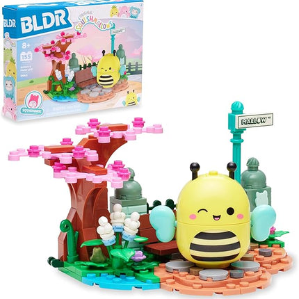 BLDR Squishmallows Sunny’s Park Life Building Set - Sunny The Bee Buildable Figure - Squishmallows Fans 8+, 0043