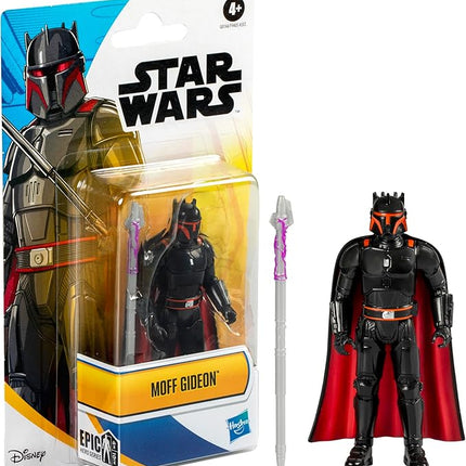 STAR WARS Epic Hero Series Moff Gideon 4-Inch Action Figure & Accessory, Toys for 4 Year Old Boys and Girls & Up