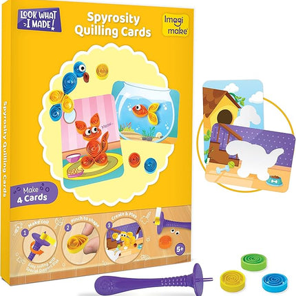 Imagimake 5-in-1 Awesome Craft Kit | Includes 15+ Projects | Crafts for Kids Ages 4-8 | 5 to 7 Year Old Girl Birthday Gifts | Arts and Crafts for Kids Ages 6-8 | 6 Year Old Girl Birthday Gift