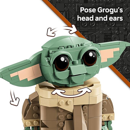LEGO Star Wars: The Mandalorian Grogu with Hover Pram Building Toy Set - Star Wars Toy for Kids, Boys and Girls, Ages 10+ - Gift Idea for Birthday - 75403