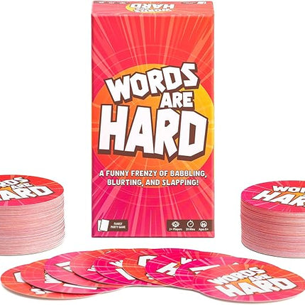 Words are Hard - Party Games - Family Card Games - for Kids 8 and up - for Adults - Family Game Night - Travel Game - Laugh Out Loud