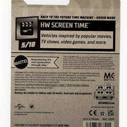 Hot Wheels 2024 - Back to The Future Time Machine - Hover Mode - HW Screen Time - 5/10
