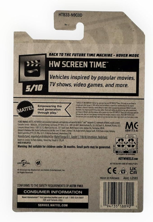 Hot Wheels 2024 - Back to The Future Time Machine - Hover Mode - HW Screen Time - 5/10