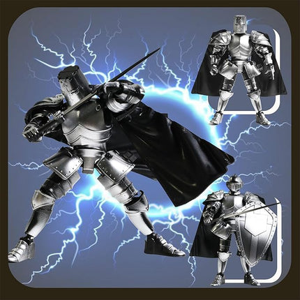T13 Medieval Knight Titan 13 Robot Action Figure Movable Dummy Figure Fully Articulated Warrior Toy Desktop Table Decoration