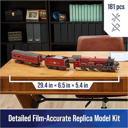 4D Build, Harry Potter Hogwarts Express 3D Model Kit, Harry Potter Collectibles & Desk Decor, Adult Puzzle, Building Toys, 181 Pieces, 3D Puzzles, Gift Ideas for Ages 12 & Up