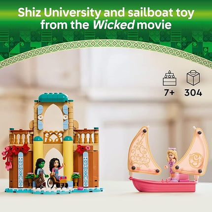 LEGO Wicked Glinda, Elphaba & Nessarose at Shiz University Building Toys - Gifts for Birthdays - Wicked Toys for Kids, Girls & Boys, Age 7+ - 75681