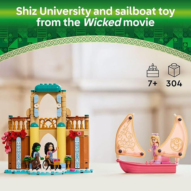LEGO Wicked Glinda, Elphaba & Nessarose at Shiz University Building Toys - Gifts for Birthdays - Wicked Toys for Kids, Girls & Boys, Age 7+ - 75681