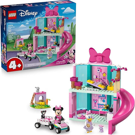 LEGO Disney Minnie’s Pet Hotel Toddler Toy - Minnie Mouse Building Set for Girls and Boys, Ages 4+ - Mickey Mouse Clubhouse Preschool Learning & Educational Toy - Disney Gift Idea for Birthdays- 43274