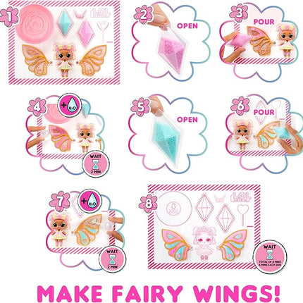 L.O.L. Surprise! Fairies Tots Dolls with Make-Your-Own Fairy Wings and 8+ Surprises to Unbox, Including Matching Fairy Accessories - Great Gift for Kids Ages 4+
