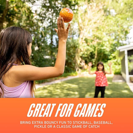 NERF Super High Bounce Ball - 2 Balls Included - Durable and Lightweight for Indoor and Outdoor Fun