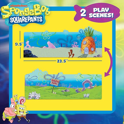 Spongebob Puffy Sticker Playset, Includes Over 30 Reusable Stickers & Play Scenes, Reusable Travel Activity Book for Kids, Toddler Activity Book, Toddler Travel Toy Ages 3+