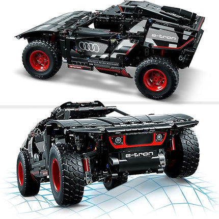 LEGO Technic Audi RS Q e-tron 42160 Advanced Building Kit for Kids Ages 10 and Up, This Remote Controlled Car Toy Features App-Controlled Steering and Makes a Great Gift for Kids Who Love Engineering