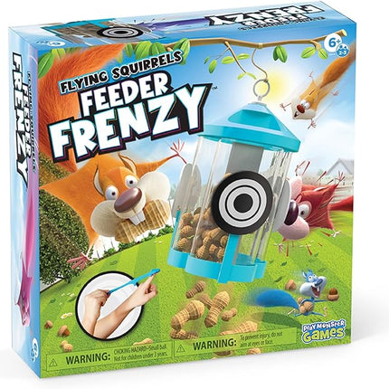 Flying Squirrels Feeder Frenzy Board Game – Kids Games, Family Games for Kids and Adults, Board Games for Family Night, Multi-Player Board Games, Aim & Release Nuts to Win, Ages 6+