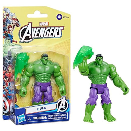 Marvel Epic Hero Series Hulk Deluxe Action Figure, 4-Inch-Scale, Avengers Super Hero Toys for Kids 4 and Up